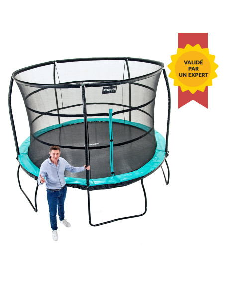 Pack Aventure trampoline Starflex Pro Ø 370 cm + tente Tigloo Ø 370 cm