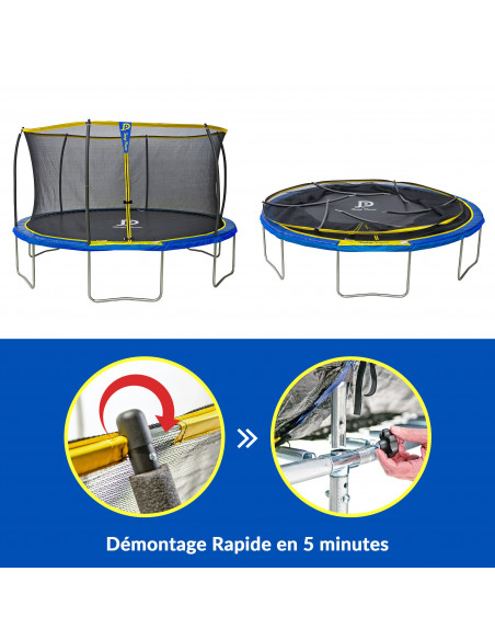 Trampoline Jump Power - Diamètre 427 cm