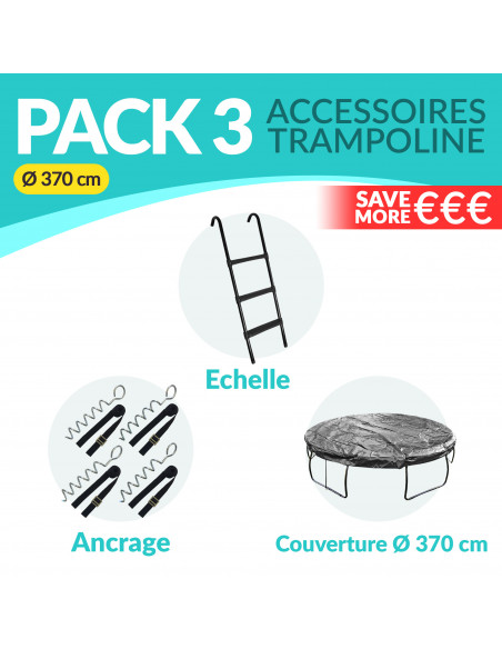 PACK 3 ACCESSOIRES 370 cm: Ladder, Anker, Dekzeil 370 cm - 1