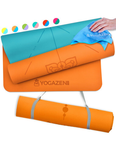 YOGAZEN Tapis de Yoga Réversible en...