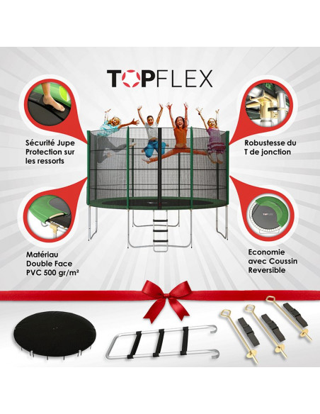 Trampolin Topflex 370 cm