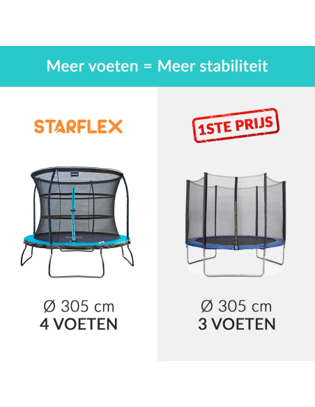 Trampoline Starflex Pro - Diameter 305 cm