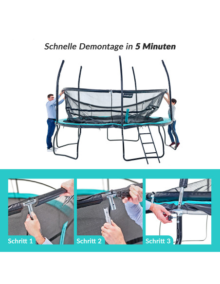 Trampolin Starflex Pro - Durchmesser 366 cm