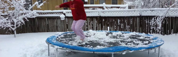 Préparer votre entraînement au trampoline pendant l’hiver et le printemps